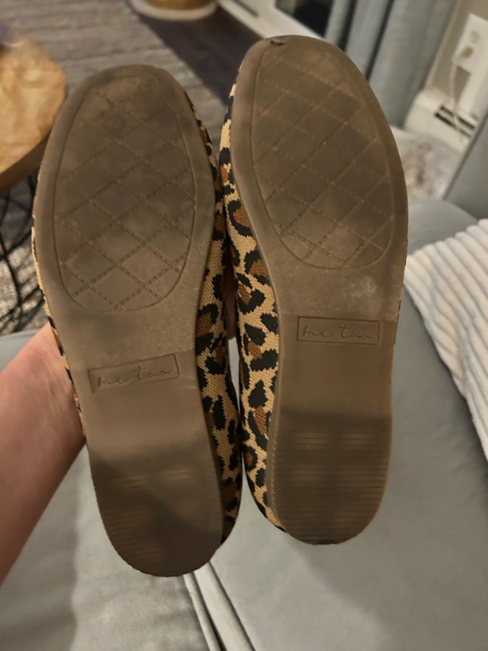 Me Too Hart Leopard Recycled Knit Ballet Flats - Size 7.5 - Picture 6 of 6
